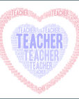Teacher Coaster - Heart
