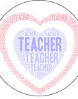 Teacher Coaster - Heart