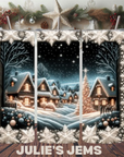 Tumbler - Christmas Village Scene