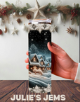 Tumbler - Christmas Village Scene