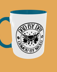 Fathers Day - Stylish Father's Day Ceramic Mug - Dad By Day