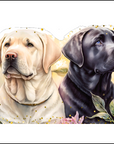 Coaster - Dogs - Black Labrador Coaster - Stylish and Unique Ceramic Design