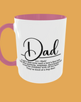 Fathers Day - Dad Defined; The Perfect Mug Gift for Father's Day
