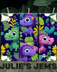 Tumbler - Cute Baby Dinosaurs
