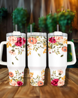 Tumbler - 40oz Floral