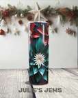 Tumbler - Christmas Floral