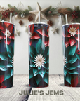 Tumbler - Christmas Floral