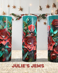 Tumbler - Christmas Floral