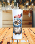 Tumbler - Christmas Owl