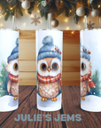 Tumbler - Christmas Owl
