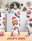 Tumbler - Christmas Gingerbread Men
