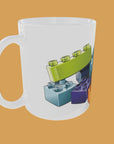 Fathers Day - Celebrate Dad with Our Unique Brick-Themed Mug
