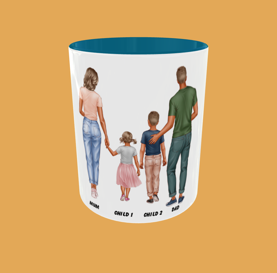 Personalised Mug - Standing Family