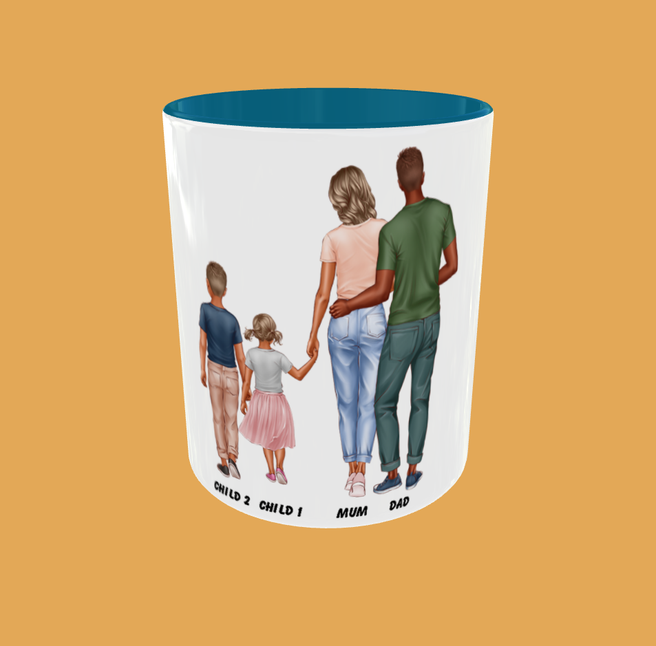 Personalised Mug - Standing Family