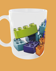 Fathers Day - Celebrate Dad with Our Unique Brick-Themed Mug