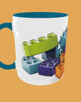 Fathers Day - Celebrate Dad with Our Unique Brick-Themed Mug