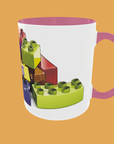 Fathers Day - Celebrate Dad with Our Unique Brick-Themed Mug