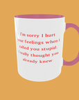 Sarcastic Quotes - I'm Sorry If I Hurt Your Feelings