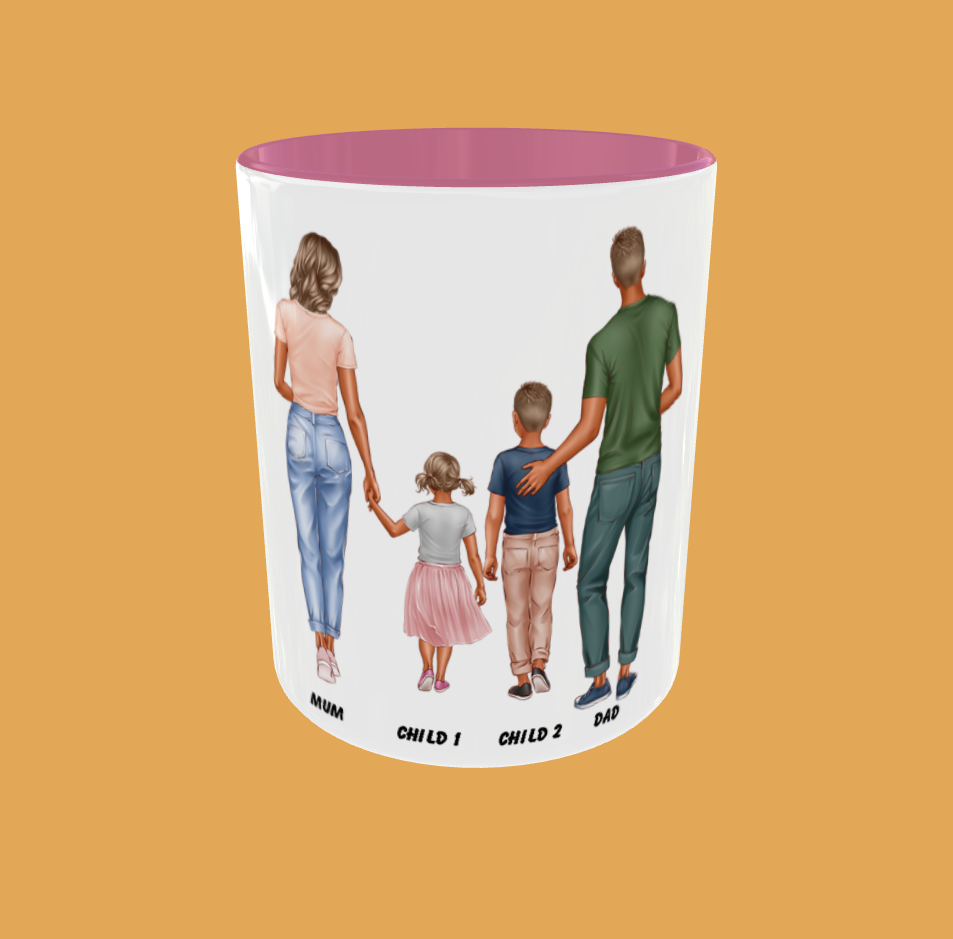 Personalised Mug - Standing Family