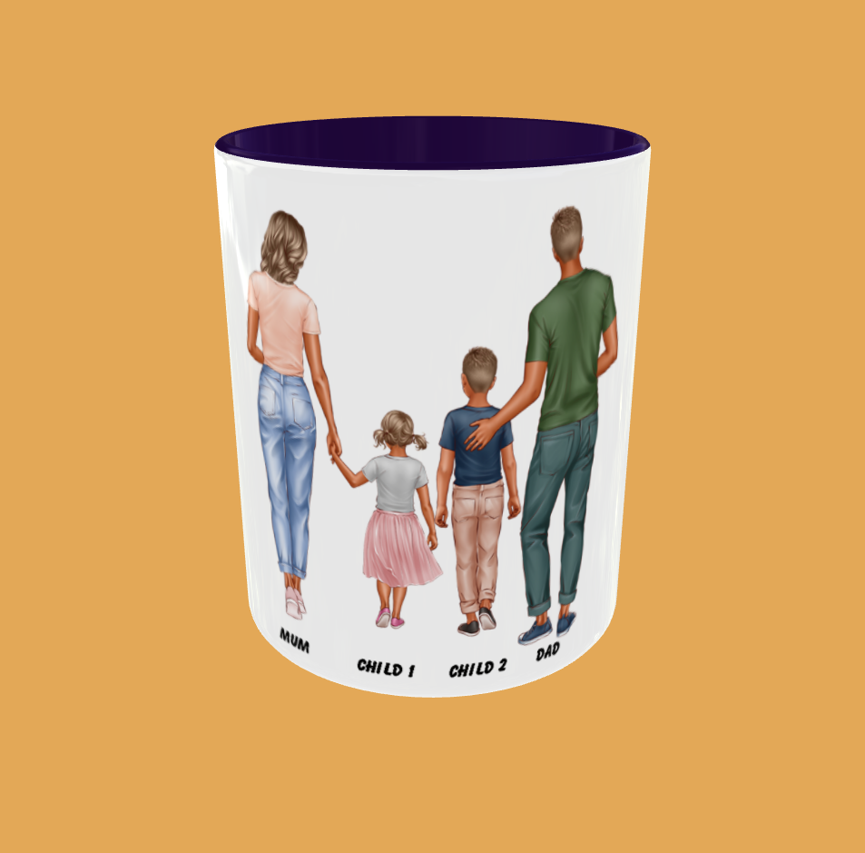 Personalised Mug - Standing Family
