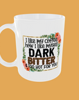 Coffee Quotes - I Like My Coffee with a Side of Humour - Ceramic Mug with Fun Quote