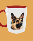 Dogs - German Shepherd Mug - A Perfect Gift for Dog Lovers