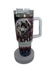 Pre-Made Grey Wolf 40oz Tumbler