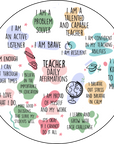 Teacher Coaster - Daily Affirmations