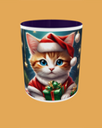 Christmas - Cat with bauble background