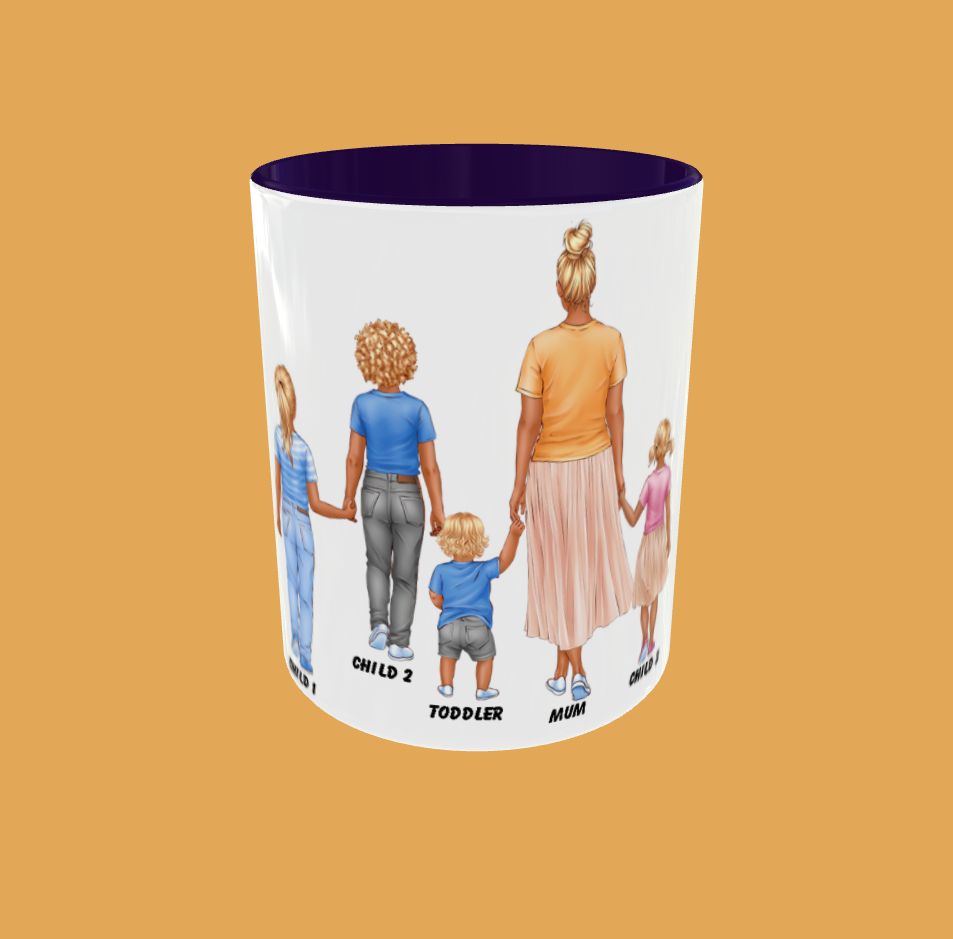 Personalised Family Mug - Option 1