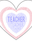 Teacher Coaster -  Heart