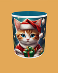 Christmas - Cat with bauble background