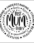 Coaster - Mum - Amazing Mum Ceramic Coaster - Best Mum