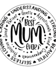 Coaster - Mum - Amazing Mum Ceramic Coaster - Best Mum