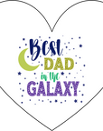 Coaster - Father's Day - Galactic Dad: The best in the Universe