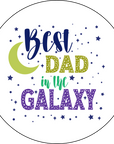 Coaster - Father's Day - Galactic Dad: The best in the Universe