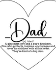 Coaster - Fathers Day - Dad Defined; The Perfect Coaster Gift for Father's Day