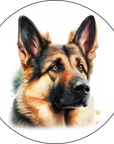 Coaster - Dogs - German Shepherd Coaster - A Perfect Gift for Dog Lovers