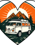 Coaster - Camper Van vintage Retro Adventure charm