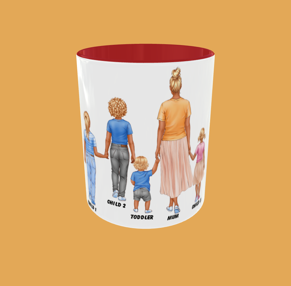 Personalised Family Mug - Option 1