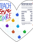 Teacher Coaster - Teach, Love, Inspire (2)