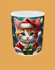 Christmas - Cat with bauble background