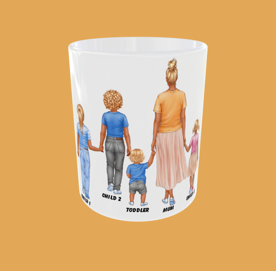 Personalised Family Mug - Option 1