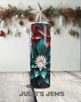 Tumbler - Christmas Floral 