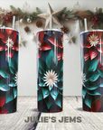 Tumbler - Christmas Floral 