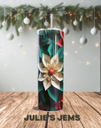Tumbler - Christmas Floral 
