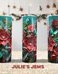 Tumbler - Christmas Floral 