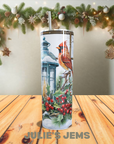 Tumbler - Christmas Cardinal 