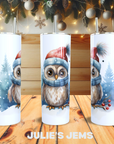 Tumbler - Christmas Owl 