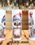 Tumbler - Christmas Owl 